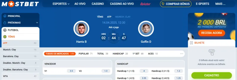 Cadastro na MostBet Brasil pelo número de telefone