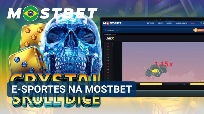 Painel de esports apresenta partidas, equipes, campeonatos e mercados de apostas disponíveis na MostBet Brasil.