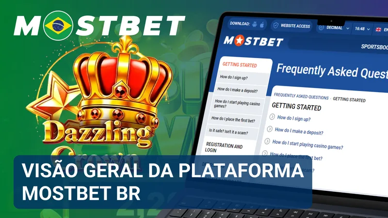Página principal da Mostbet BR com menu de navegação, eventos esportivos e catálogo de jogos.